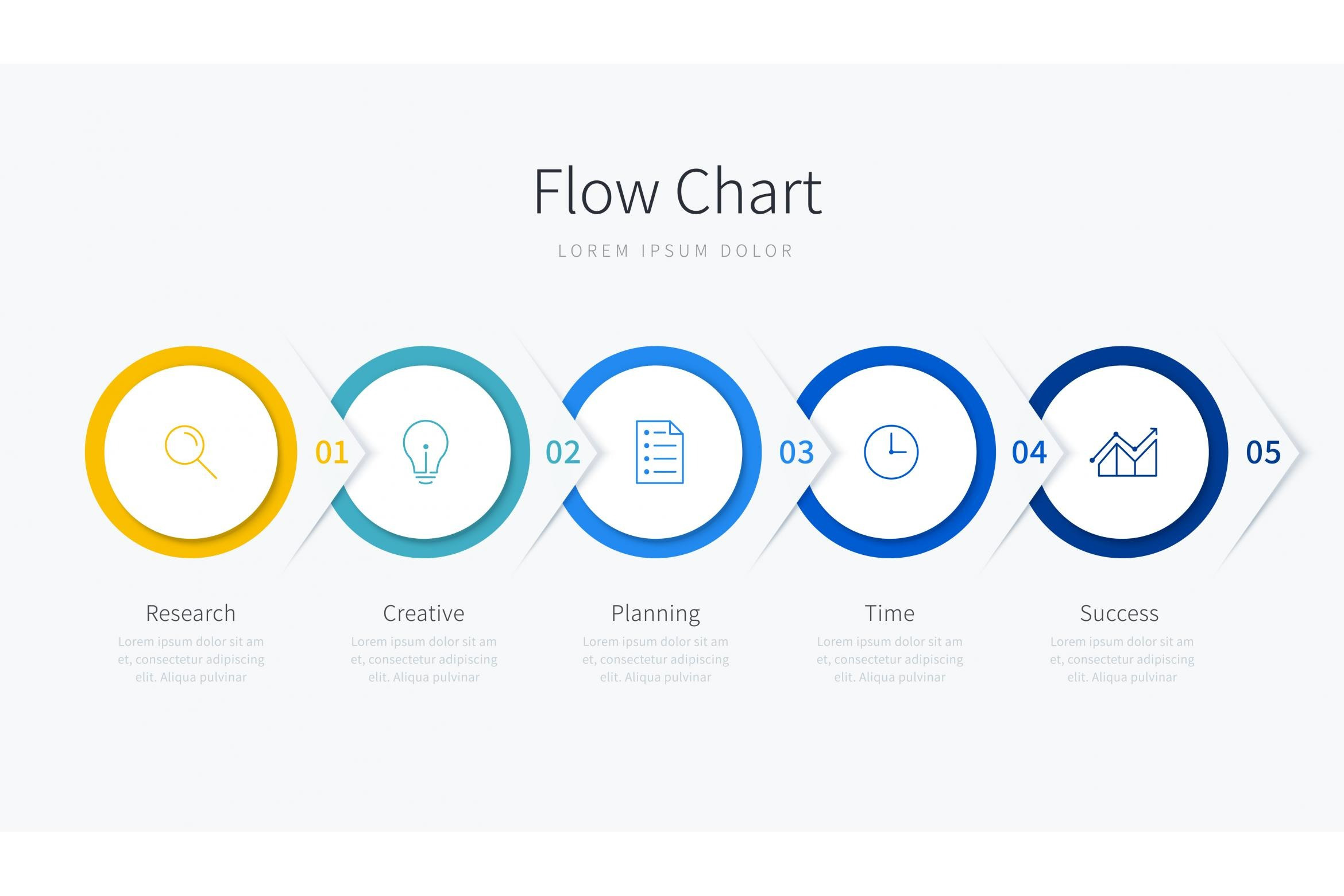 Flow chart infographic template, a Presentation Template by ...