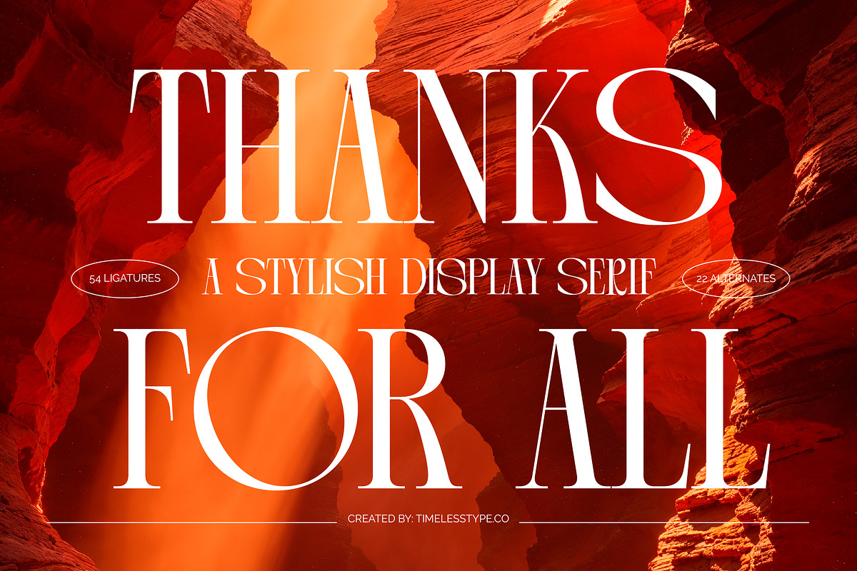 Arganica Stylish Display Serif, a Serif Font by timelesstype.co (Photo 20 of 20)