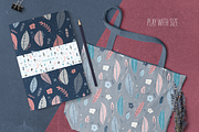 Gentle Garden Patterns & Elements, a Pattern Graphic by Uniyok (Thumbnail 4 of 7)