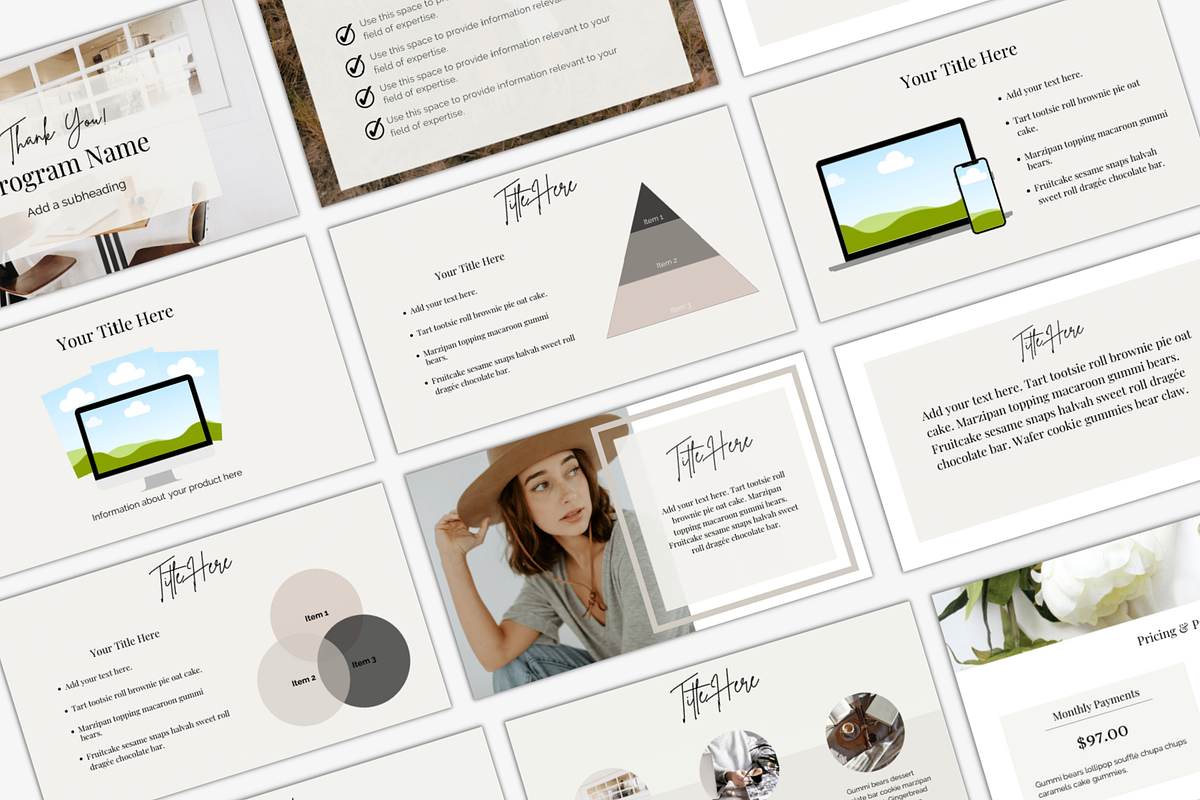 Slide Deck Canva, a Presentation Template by Joanna Lane Designs (Photo 2 of 4)