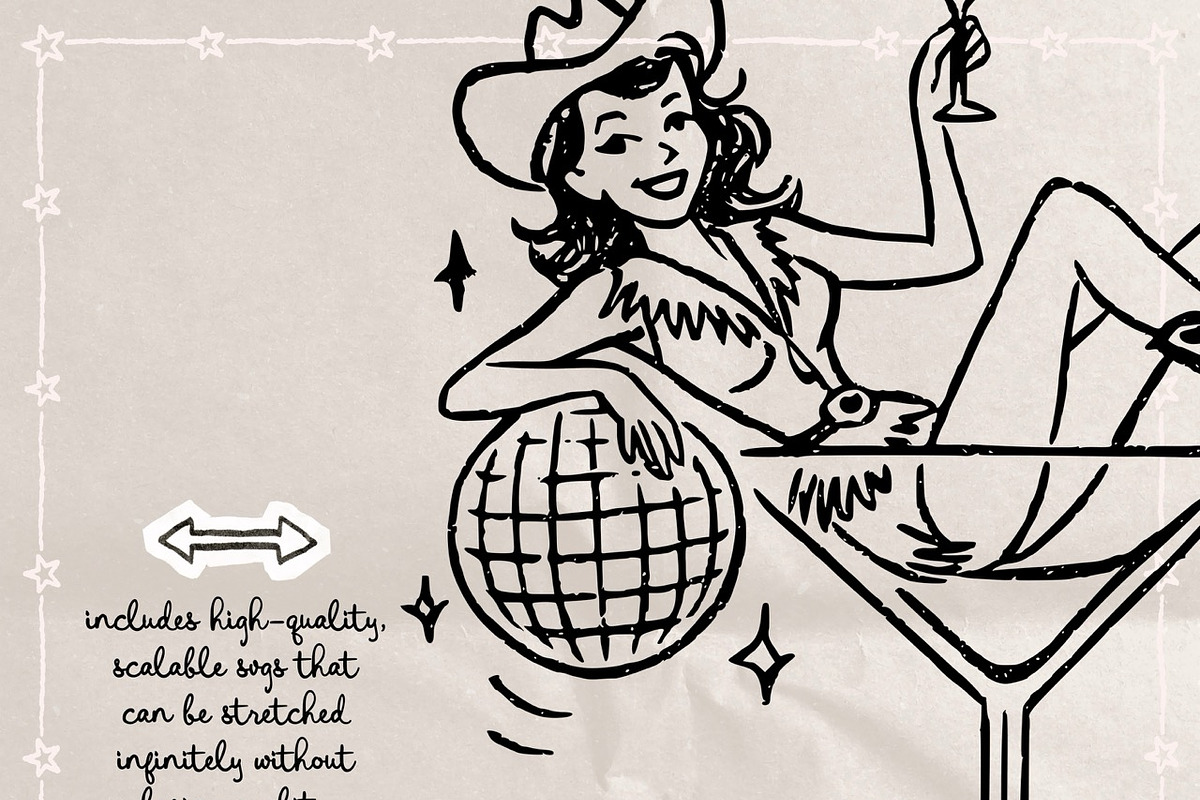 Western Clipart Bundle, Cowgirl Set, an Object Illustration by The October Creative (Photo 10 of 13)