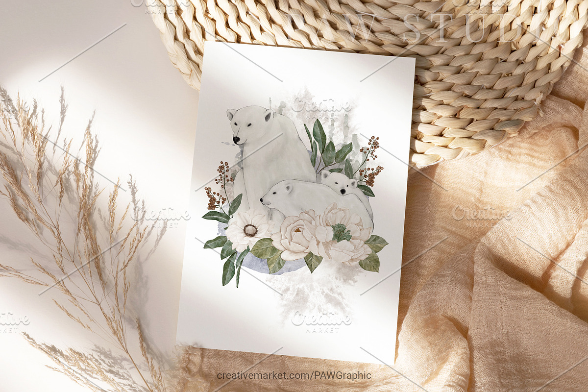 Wild Animals Watercolor Clipart, an Animal Illustration by PawGraphic (Photo 6 of 12)