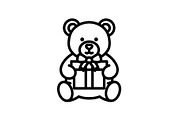 Cute Teddy Bear Love Vector Bundle, an Illustration by Designs_River (Thumbnail 46 of 51)
