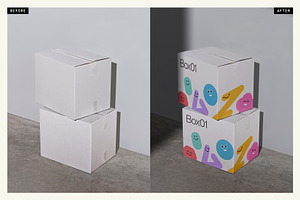 Packaging Box 01 Mockup