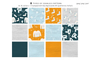 Winter & Christmas patterns, a Pattern Graphic by ⚞ Kind Illustration ⚟ (Thumbnail 3 of 16)