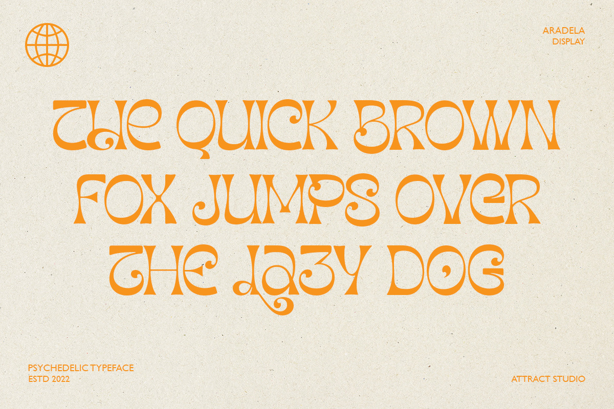Aradela Display, a Serif Font by Attract Studio (Photo 10 of 13)