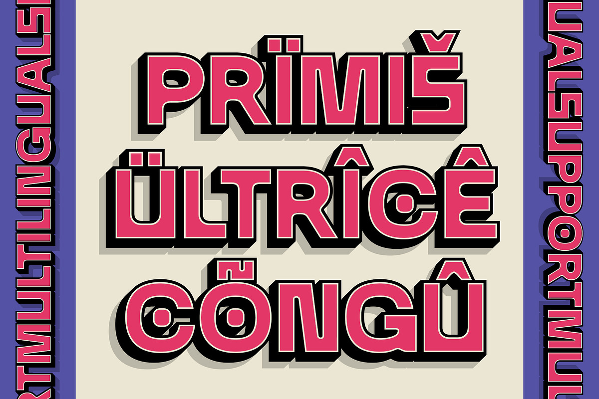 CS Holmes 3D, a Sans Serif Font by Craft Supply Co. (Photo 5 of 8)