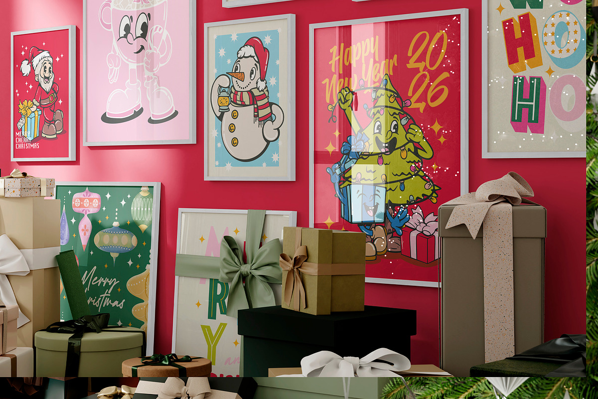 2025 Christmas Posters, a Poster Template by Alina Sh (Photo 7 of 10)