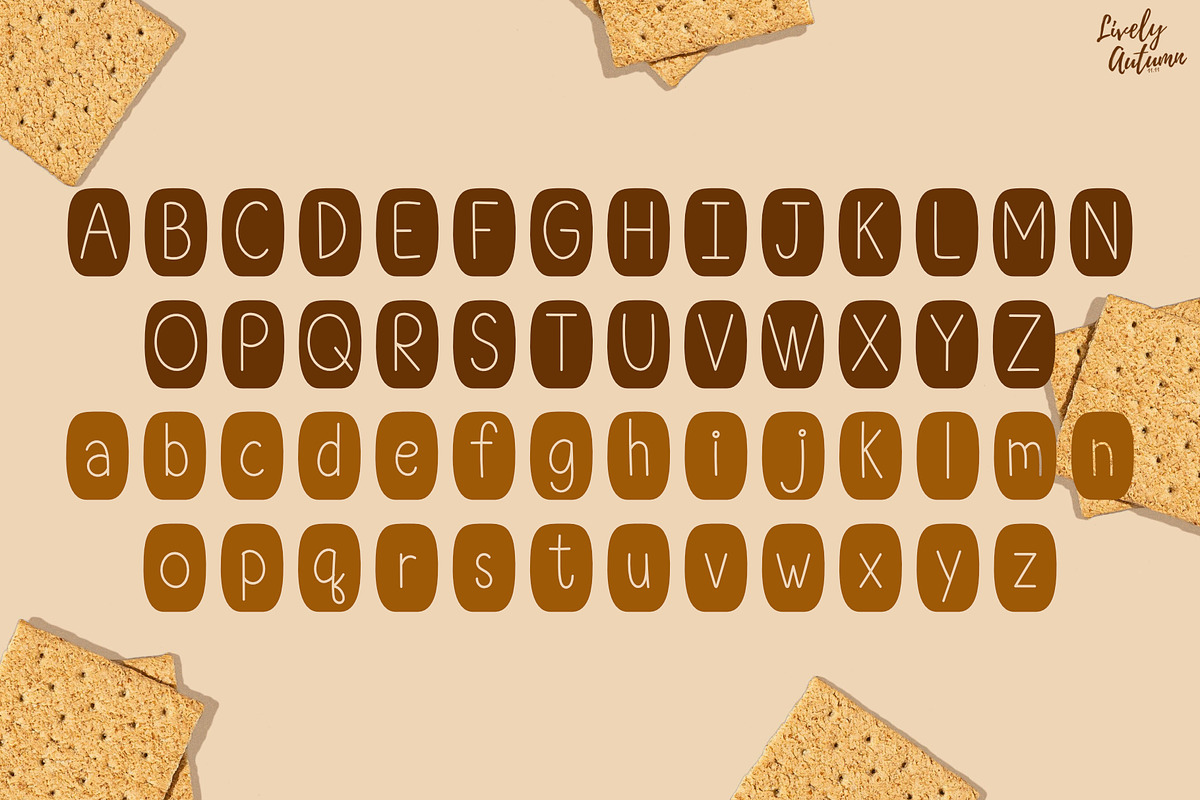 Cracker font |Decorative font, a Symbol Font by LivelyAutumn11.11 (Photo 2 of 4)