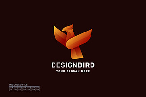 Bird Gradient Colorful Vector Logo, a Branding & Logo Template by yuanesei