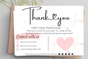 Printable thank you Cards Business T, a Business Card Template by MORION (Thumbnail 1 of 4)