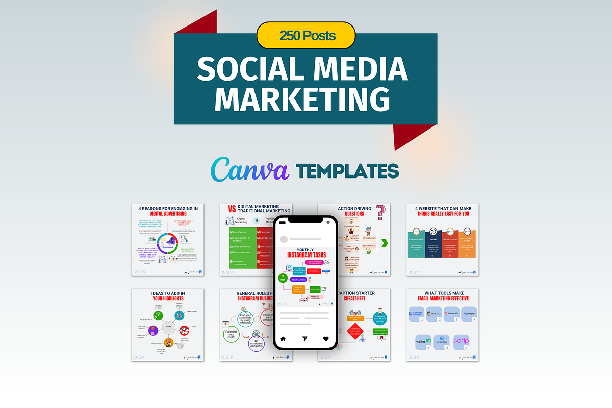 Social Media Marketing Templates, a Social Media Template by Viral Content Design (Photo 9 of 11)