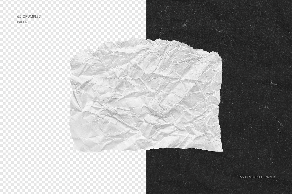 65 Crumpled Ripped Paper Pieces, a Texture Graphic by Ksuview (Photo 3 of 14)