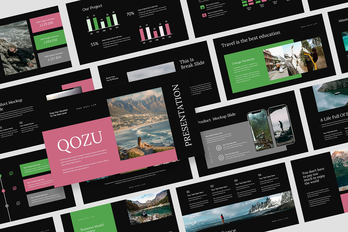 Qozu : Travel Keynote, a Presentation Template by Punkl Camp (Photo 1 of 9)