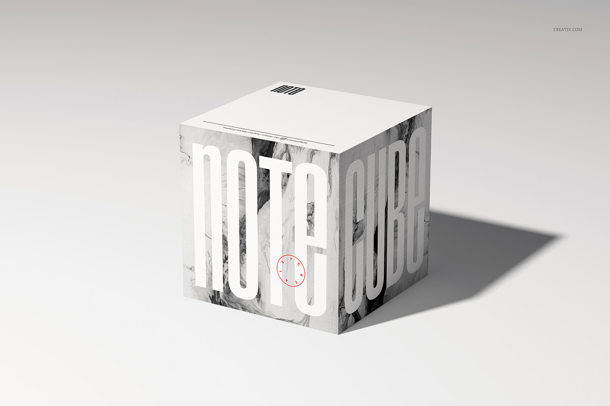 Note Cube Mockup Set, a Merchandise Mockup by Creatsy (Photo 10 of 13)