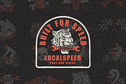 Motorcycle Vector Illustrations, an Illustration by Localmad (Thumbnail 6 of 7)