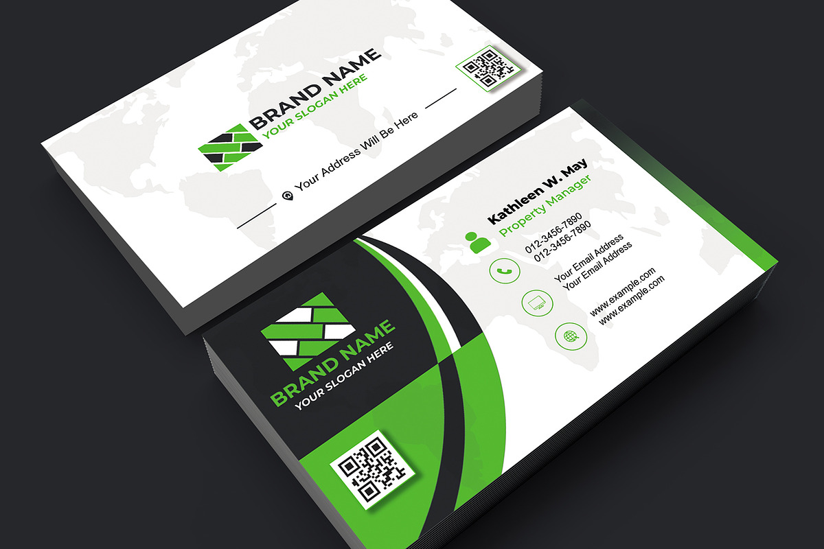 Corporate Realtor Card PSD preview 3