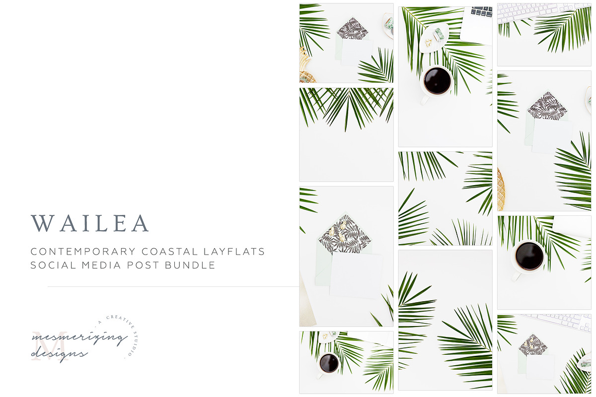 CONTEMPORARY COASTAL LAYFLATS, a Mockup by Mesmerizing Designs (Photo 1 of 6)