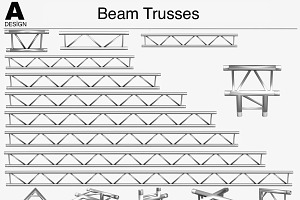 Trusses Collection - 129 PCS Modular