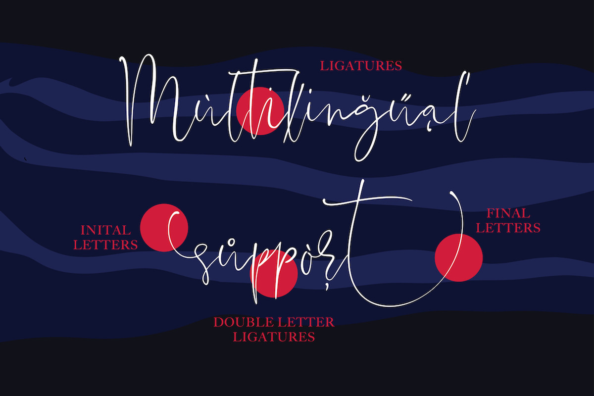 Fatal Grace. Signature Script Font. preview 2