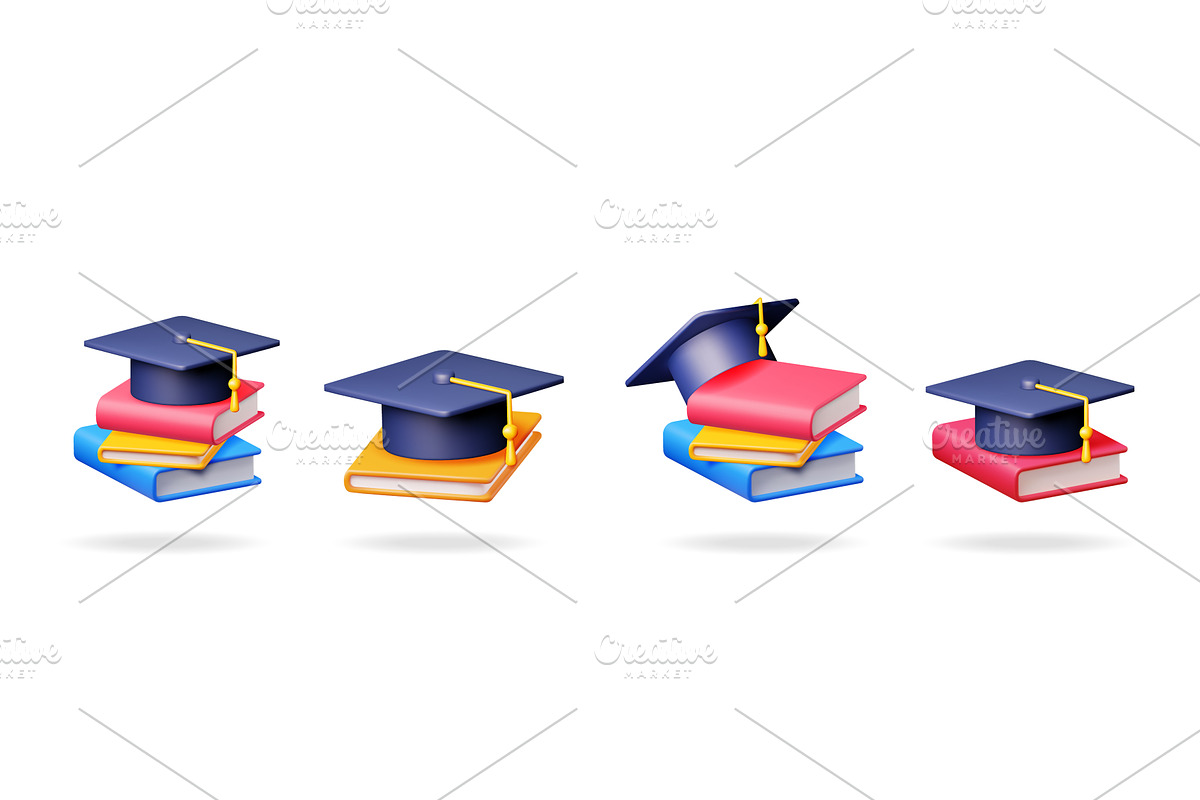 Set of 3d vector illustrations of, an Object Illustration by Abscent