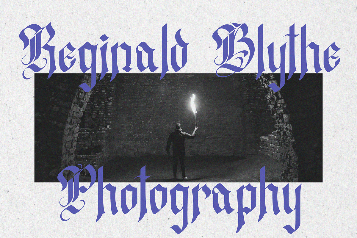 Westend Ridge - Blackletter Font, a Blackletter Font by Randi Irvan | Rvandtype (Photo 6 of 12)