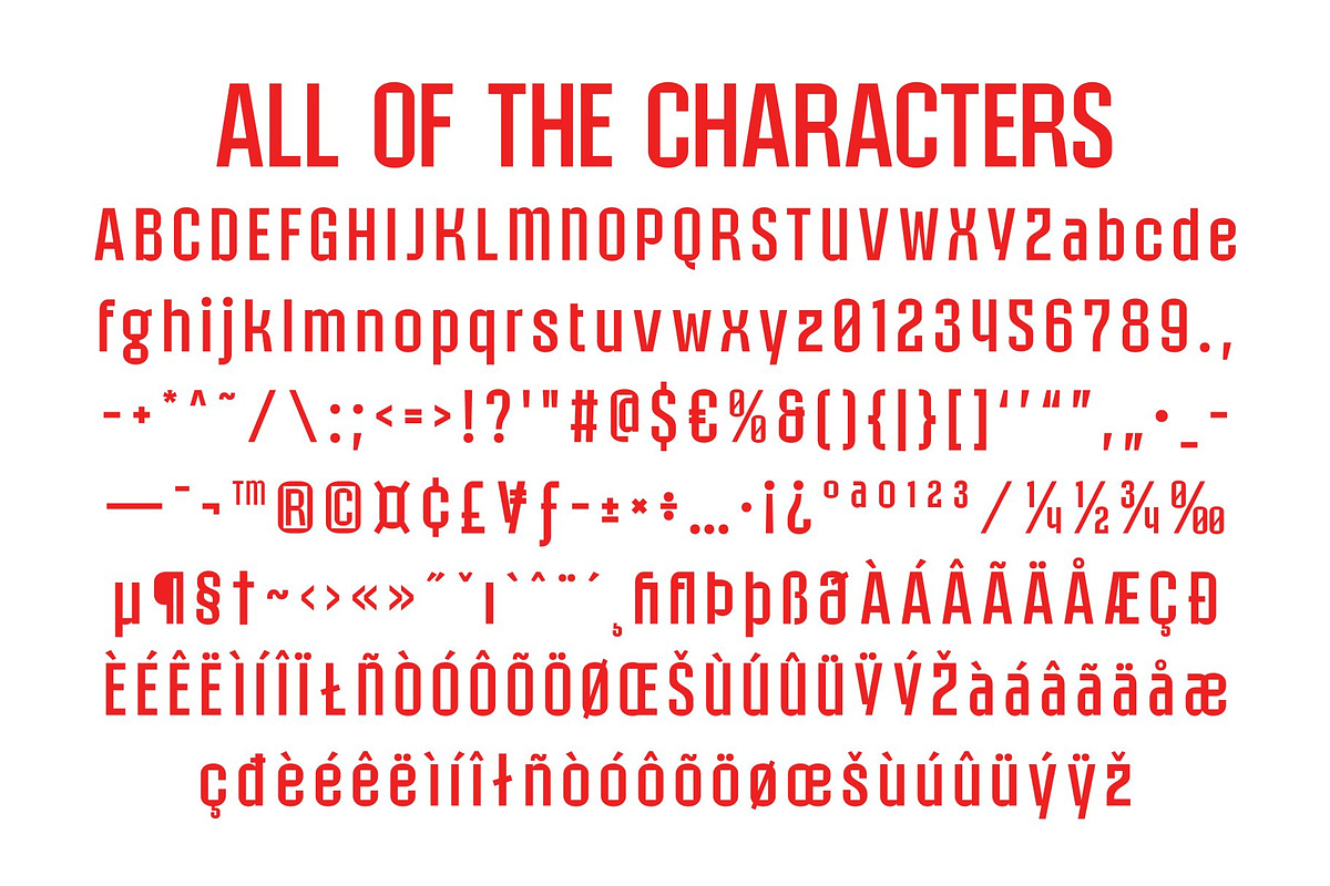 Rigby – Condensed Font, a Sans Serif Font by Craft Supply Co. (Photo 8 of 8)
