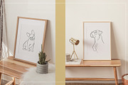 Dog - one line illustrations, an Animal Illustration by Anna.Klets (Thumbnail 8 of 12)