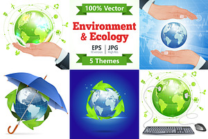 Environment and Ecology Concepts, a Finance Illustration by TAlex