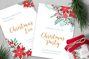 Floral Christmas cards set, a Decorative Illustration by Good Studio (Thumbnail 9 of 9)