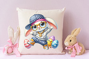 Hip hop bunny Easter day sublimation, an Illustration by RobertsArt (Thumbnail 3 of 7)