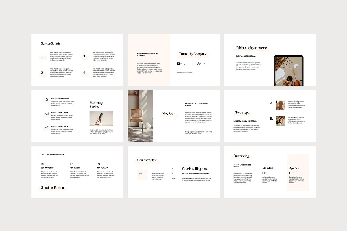 OSSA - Clean Powerpoint Template, a Marketing Template by PixaSquare (Photo 5 of 7)