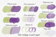 Watercolor texture aquarelle brushes, a Brush Add-On by Let's Art (Thumbnail 3 of 11)