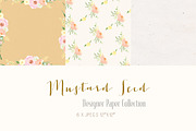 Digital Designer Paper-Mustard Seed, a Pattern Graphic by Create The Cut (Thumbnail 1 of 4)