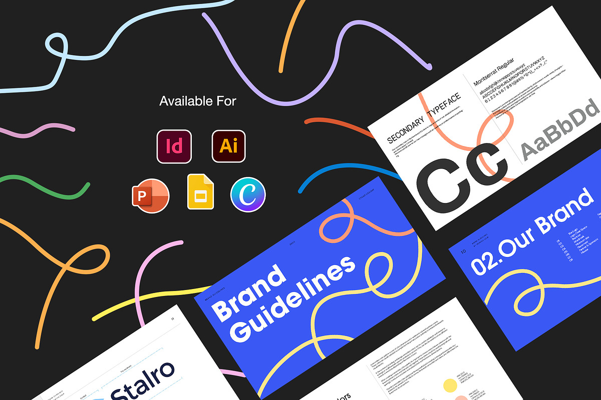 Galaxy | Brand Guidelines Template, a Presentation Template by CreativeSoup.io (Photo 2 of 12)