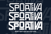 Sportiva - Modern Sport Font, a Sans Serif Font by Brown Cupple (Thumbnail 1 of 9)