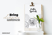Hand drawn vector drinks, a Food Illustration by MuzaInspires (Thumbnail 7 of 8)