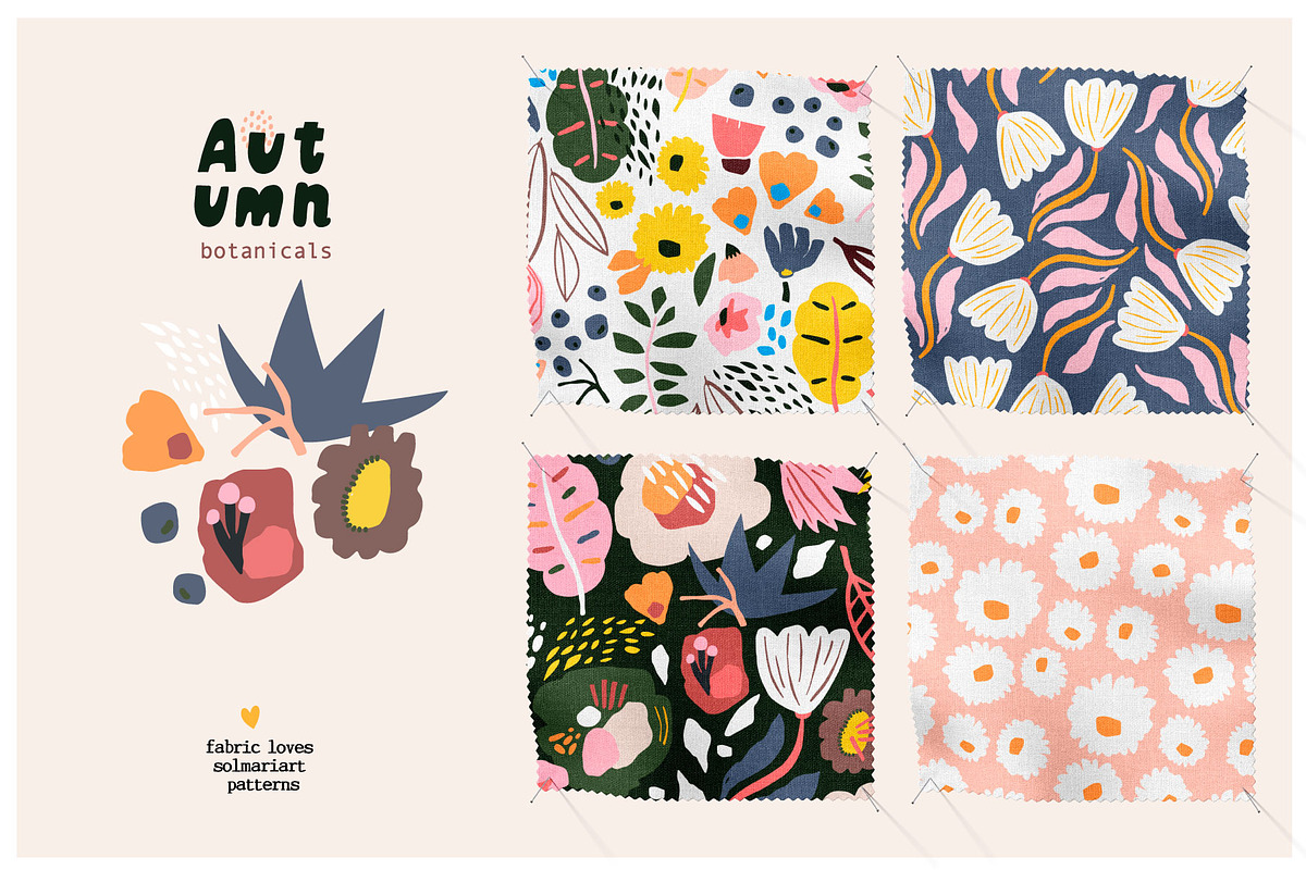 Autumn botanicals collection, a Pattern Graphic by solmariart (Photo 3 of 7)