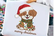 Crochet Christmas Puppy PNG, an Illustration by Craft Nest (Thumbnail 1 of 5)