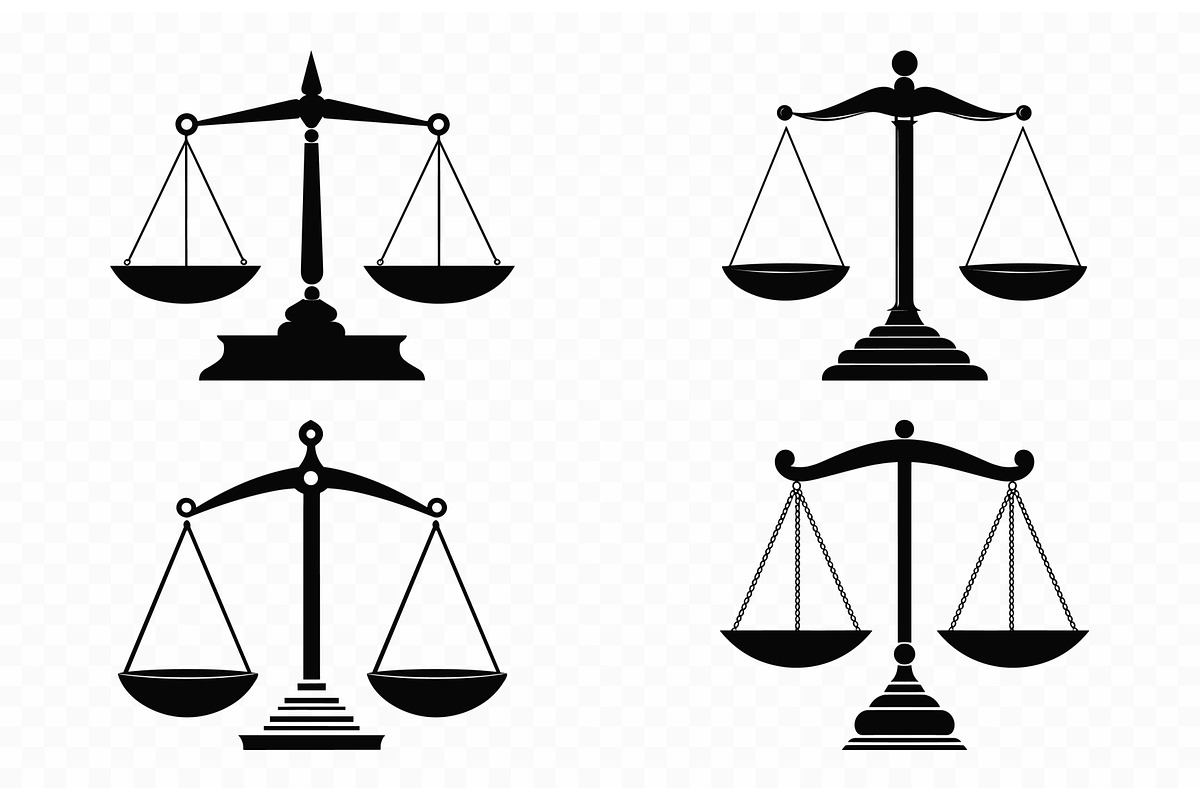 Beam Balance Scale Silhouette Set, an Object Illustration by Gfx Expert Team (Photo 3 of 3)