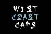 WEST COAST CAPS, a Handwritten Font by Beau Hopps Design (Thumbnail 1 of 6)