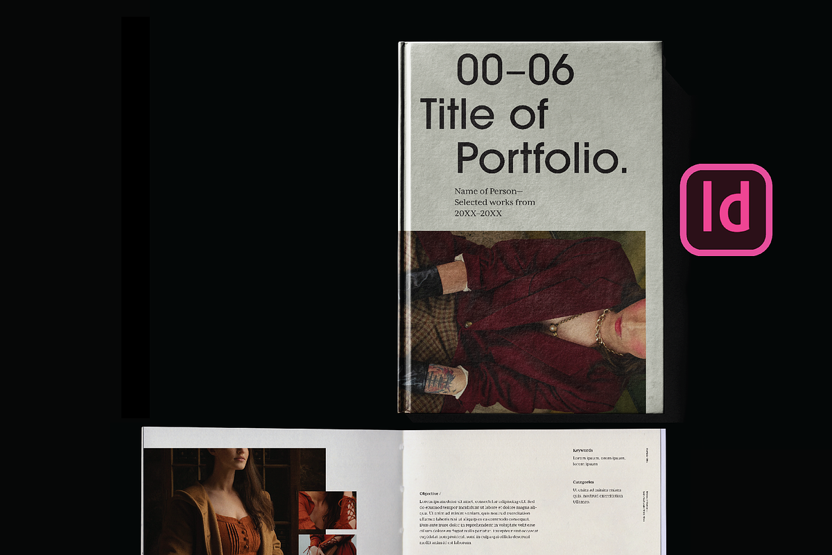 Fashion Portfolio Template InDesign preview 2