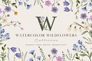 Watercolor Wildflowers Collection, an Object Illustration by Jenteva Art (Thumbnail 1 of 18)