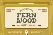 FERNWOOD FERNIE DISPLAY, a Serif Font by Abby Leighton Studio (Thumbnail 1 of 5)