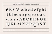 RATHER RISQUE - Ligature Serif Font, a Serif Font by SilverStag Type Foundry (Thumbnail 26 of 27)