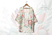 Protea Watercolor Seamless Pattern, a Pattern Graphic by Fabrivo (Thumbnail 2 of 11)