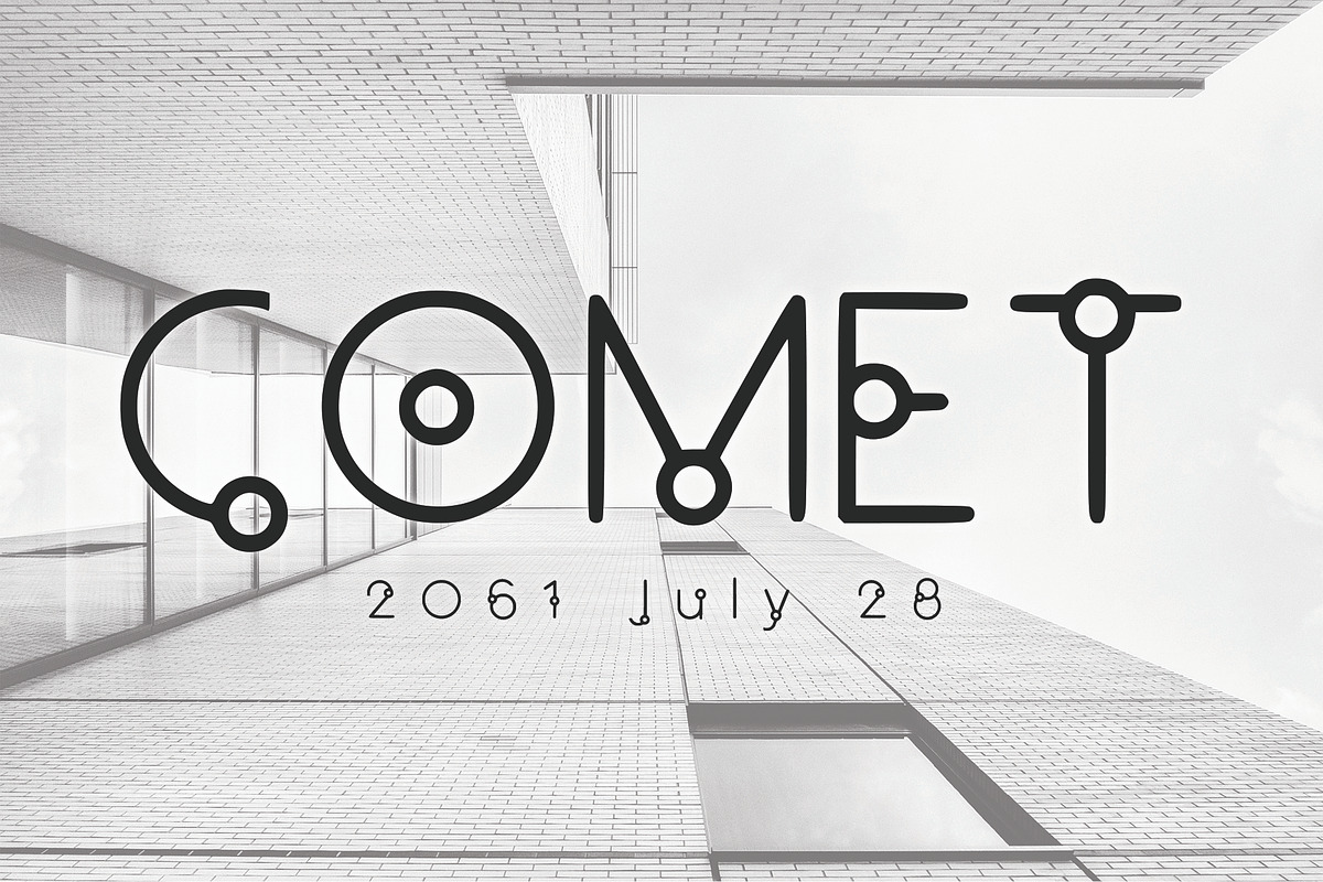 EQUINOX - A Font for the Space Age preview 3