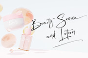 Blacker Valentine, a Script Font by Letterara (Thumbnail 7 of 10)
