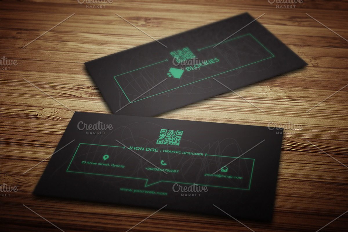 Creative Business Card Template, a Business Card Template by Pentaclay (Photo 5 of 5)