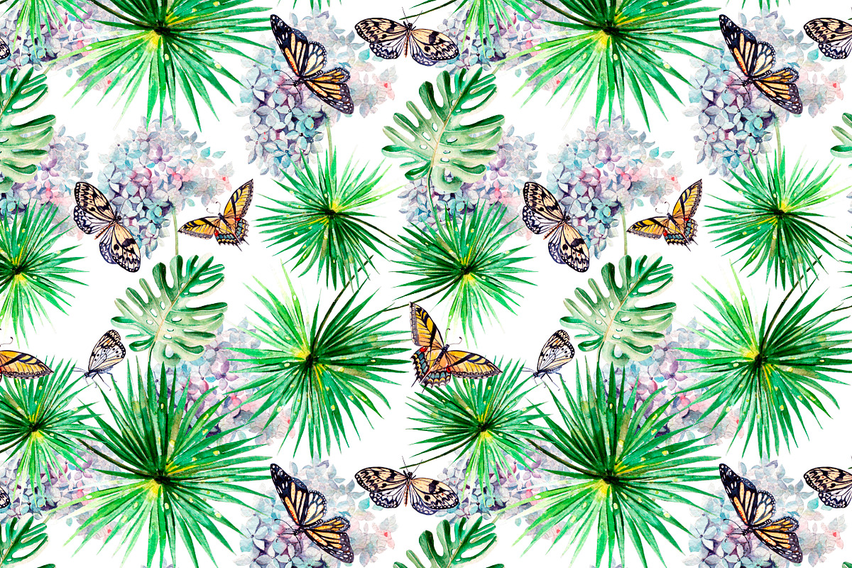 Beautiful watercolor butterflies, an Object Graphic by Knopazyzy (Photo 5 of 5)